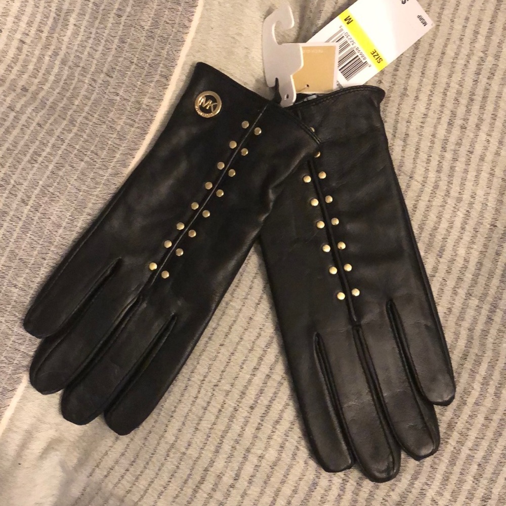 Michael Kors Genuine Leather Gloves
